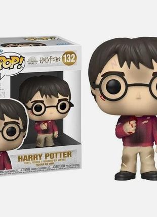Гарри поттер фигурка funko pop harry potter гарри поттер с камнем игровая виниловая...