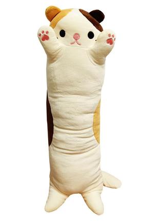 М'яка іграшка антистрес "кіт батон" l15103, 70 см