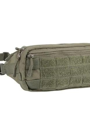 Тактична сумка на пояс mil-tec fanny pack molle 235 x 60 x 120 мм olive 13512501