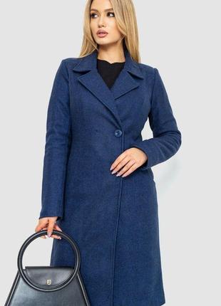 Пальто жіноче, колір синій, 186r2901 фото