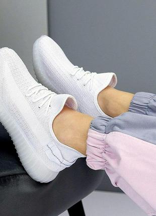 Жіночі білі кросівки сітка спортивні текстильні літні легкі  36 37 38 39 40 412 фото