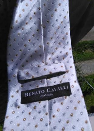 Шикарный шёлковый галстук renato cavalli