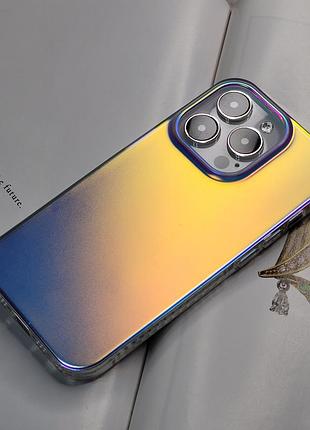 Чехол градиент для iphone 14 pro, разноцветный градиент 4