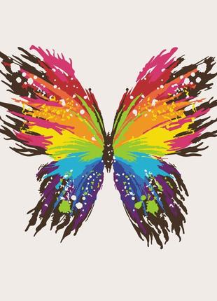 Картина за номерами "кольоровий метелик" art craft 11647-ac 40х50 см