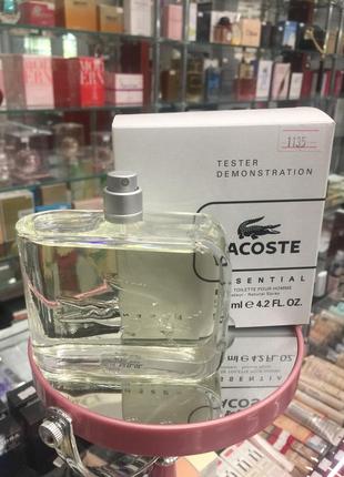 Тестер туалетна вода для чоловіків lacoste essential 125 мл1 фото