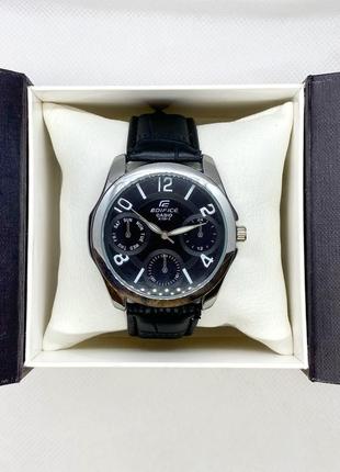 Мужские наручные часы edifice 8159g серебро с черным ремешком ( код: ibw889sb )6 фото