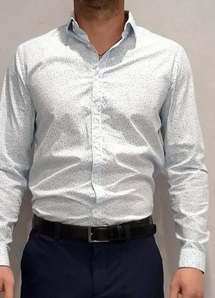 Рубашка zara man с цветочным принтом2 фото