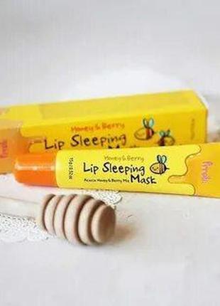 Prreti honey&berry lip sleeping mask нічна маска для губ на основі бджолиного воску2 фото