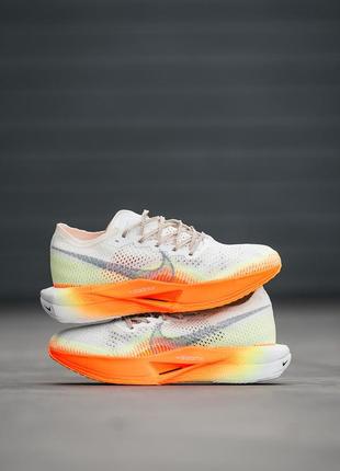 Чоловічі кросівки nike air zoomx vaporfly white orange 40-41