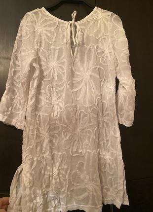 Блуза вышивка цветы шифон