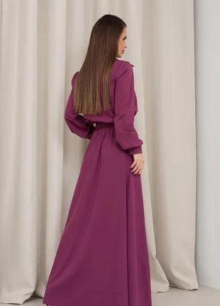 Платья s фиолетовый3 фото