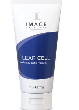 Маска анти-акне з ана/вна та сіра medicated acne masque від image skincare 57 грам