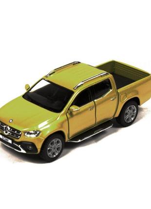 Колекційна іграшкова машинка mercedes-benz x-class kt5410w інерційна  (золотий)