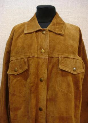 Замшевая кожаная демисезонная куртка пиджак ветровка бренд style file3 фото