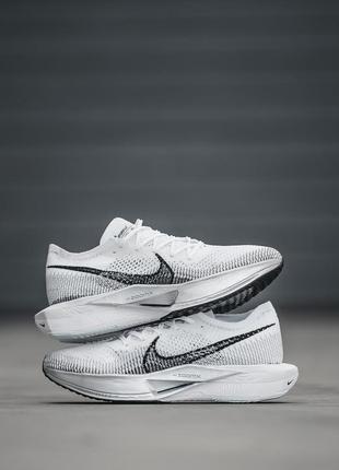 Мужские кроссовки nike air zoomx vaporfly white black 40-41-42-43-44-45