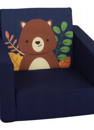 Дитяче м'яке крісло (принт bear) 1-5 років
