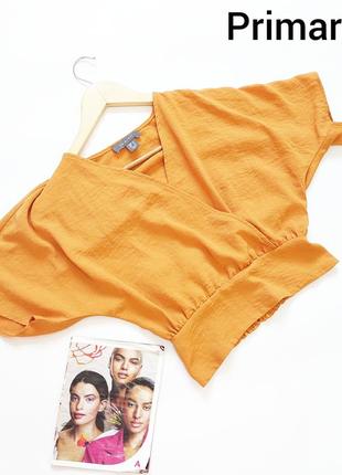 Женский оранжевый кроптом свободного кроя от бренда primark