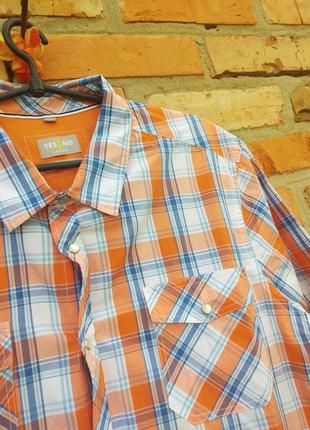 Сорочка ,рубашка короикий рукав 💯 котон slim fit2 фото