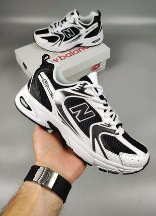 Кроссовки new balance 530 white black