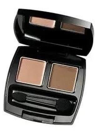 Подвійні тіні для повік avon true colour, відтінок warm cashmere