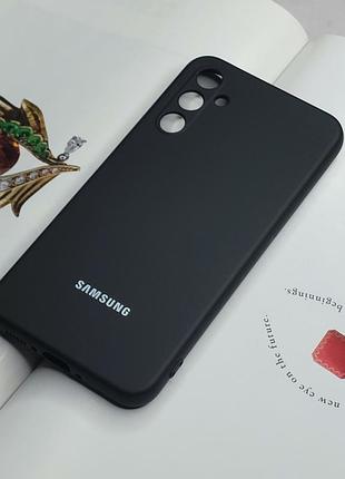 Чехол для samsung a34. с подкладкой, черный матовый цвет, защита камеры