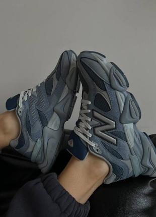 Кросівки new balance 9060 blue grey. унісекс. розміри 36-45 🔥6 фото