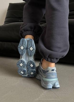Кросівки new balance 9060 blue grey. унісекс. розміри 36-45 🔥4 фото
