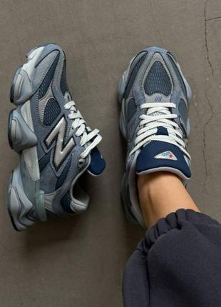 Кросівки new balance 9060 blue grey. унісекс. розміри 36-45 🔥