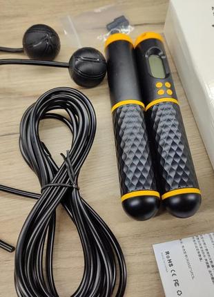 Скакалка электронная xiaomi jump rope со счетчиком прыжков и калорий4 фото