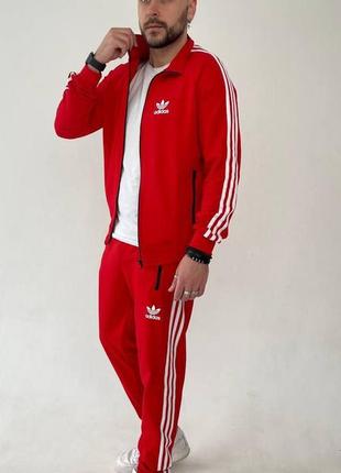 Спортивный костюм мужской красный легкий / спортивний костюм чоловічий червоний легкий5 фото