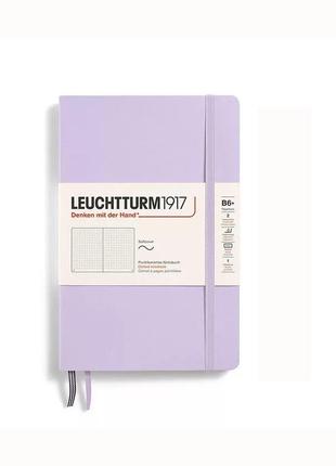 Блокнот leuchtturm1917, paperback (b6+), мягкая обложка, lilac, точка (368156)