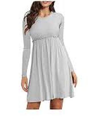 Актуальна сіра сукня весна/осінь.