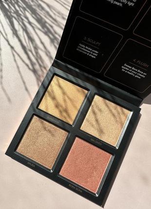 Huda beauty 3d highlighter palette палетка хайлайтеров