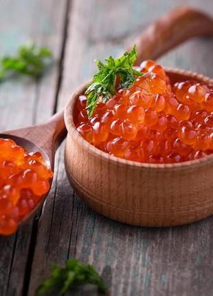 Икра красная, икра черная, икра щуки.