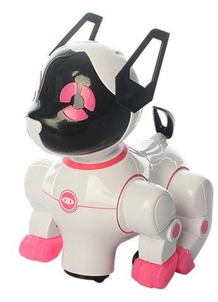 Інтерактивна іграшкова собака 8201a з музичними ефектами  (рожевий)