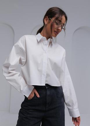 Укороченная женская рубашка