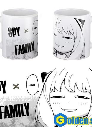 Аніме чашка "spy x family" (сім'я шпигуна)