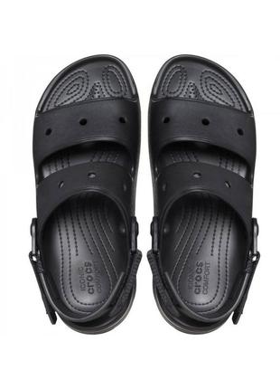 Сандалі чоловічі мужские сандали кроксы crocs sandal all terrain black м7 м8 м9 м10 м11 м127 фото