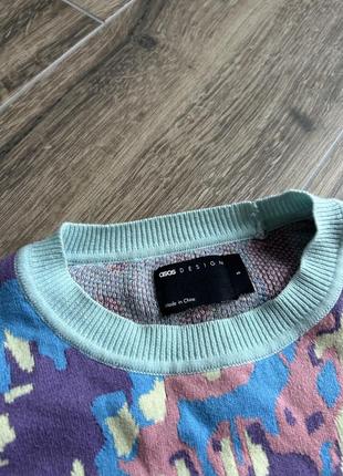 Asos colour knit-wear sweatshirt mens3 фото