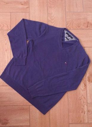 Светр чоловічий фіолетовий tommy hilfiger светр чоловічий світшот лонгслив пуловер р. м🇨🇳3 фото