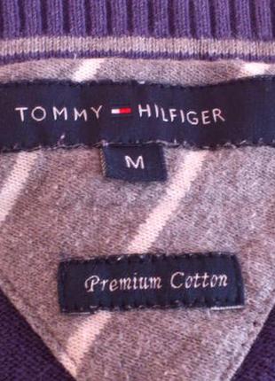 Свитер мужской фиолетовый tommy hilfiger светр чоловічий свитшот лонгслив пуловер р.м🇨🇳6 фото