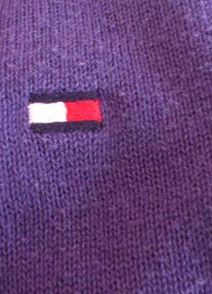 Свитер мужской фиолетовый tommy hilfiger светр чоловічий свитшот лонгслив пуловер р.м🇨🇳7 фото
