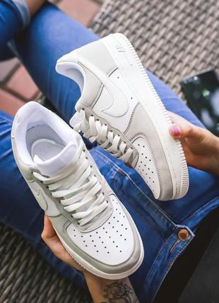 Nike air force 1 07 prm beige1 фото