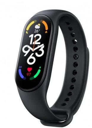 Фитнес браслет smart band m7 black xiaomi mi band 7 fit цветной м7 шагомер br-000022 фото