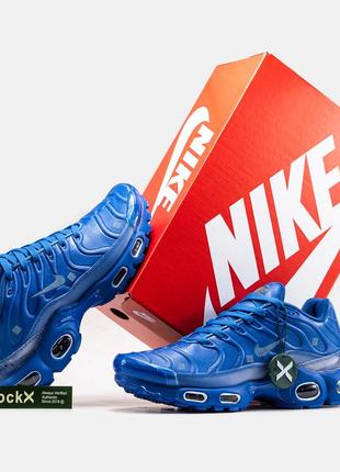 Мужские кроссовки синие в стиле nike air max tn plus