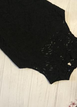 Боди бодик кружевной кружево  от new look2 фото
