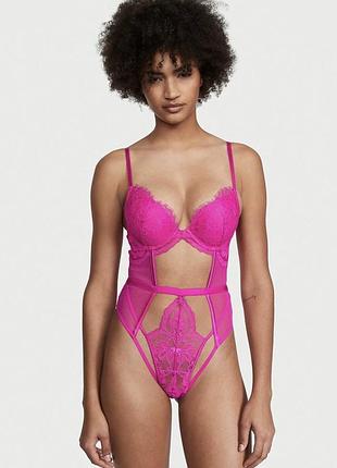 Малиновый боди victorias secret l1 фото