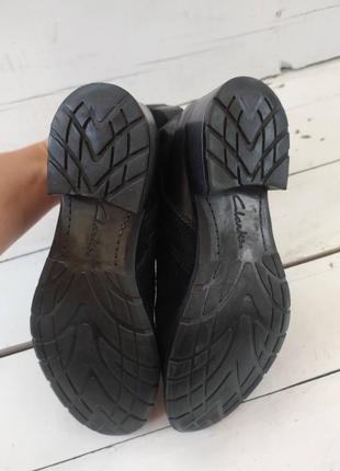 Натуральные  замшевые демисезонные осенние весенние ботинки черевики  clarks 37-37, 55 фото