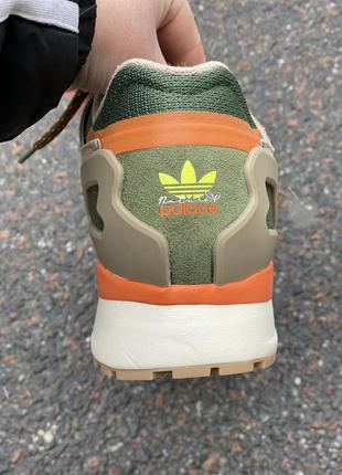 Редкая модель кроссовки замшевые palace x adidas zx 10000 45