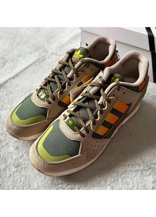 Редкая модель кроссовки замшевые palace x adidas zx 10000 45